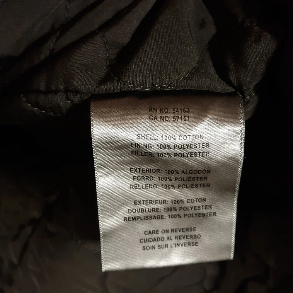 Levi's Jacket Mens Medium Lined Cotton Canvas Full Zip